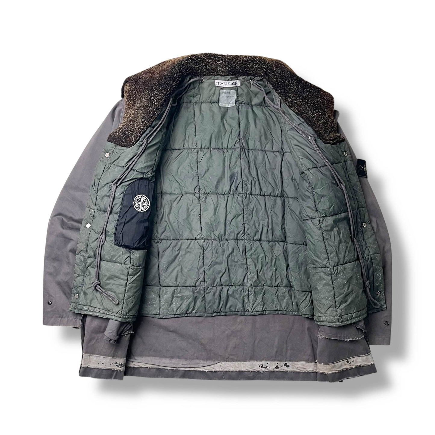 Stone Island Dual Layer Coated Cotton Jacket (L)