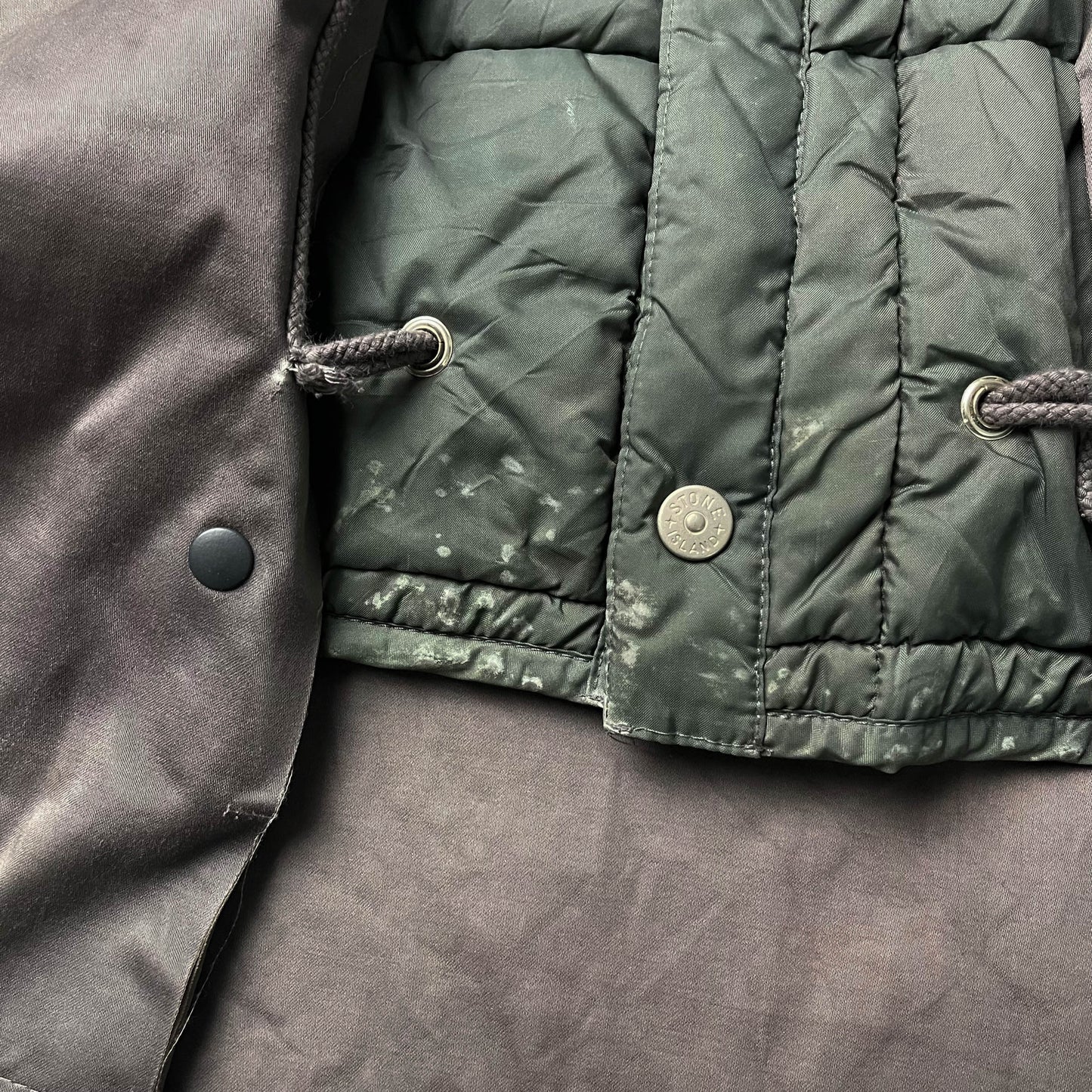 Stone Island Dual Layer Coated Cotton Jacket (L)