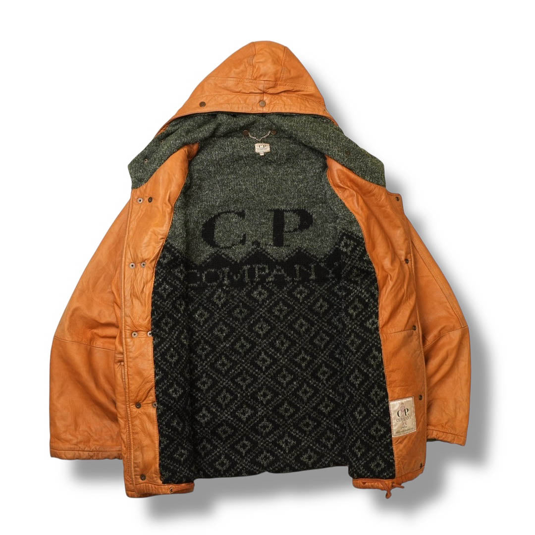 Vintage CP Company Leather Parka (XXL)