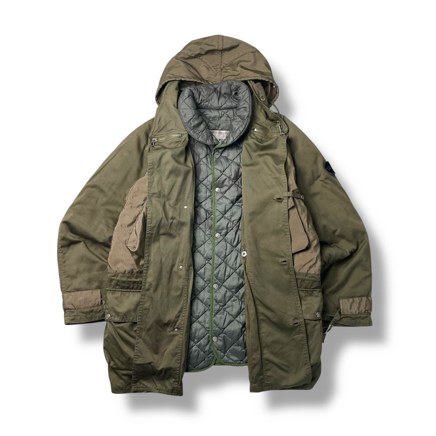 Stone Island AW1988 Raso Gommato Ripstop Nylon Jacket (L)