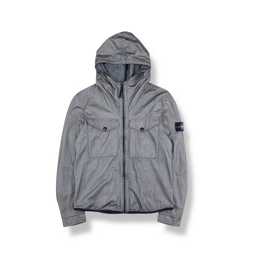 Stone Island Silver Tyveck Shield Jacket (M)