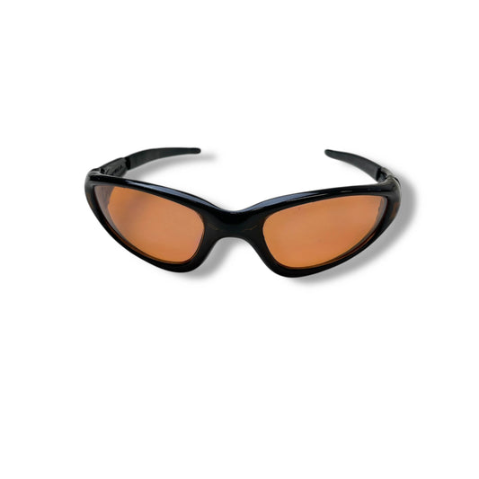 Vintage Oakley Straight Jacket Flames Sunglasses