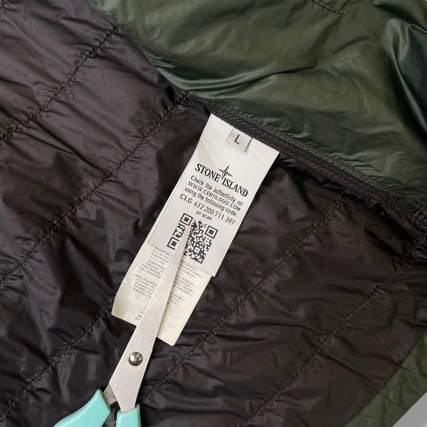 Stone Island Micro Rip Stop PrimaLoft Jacket (L)