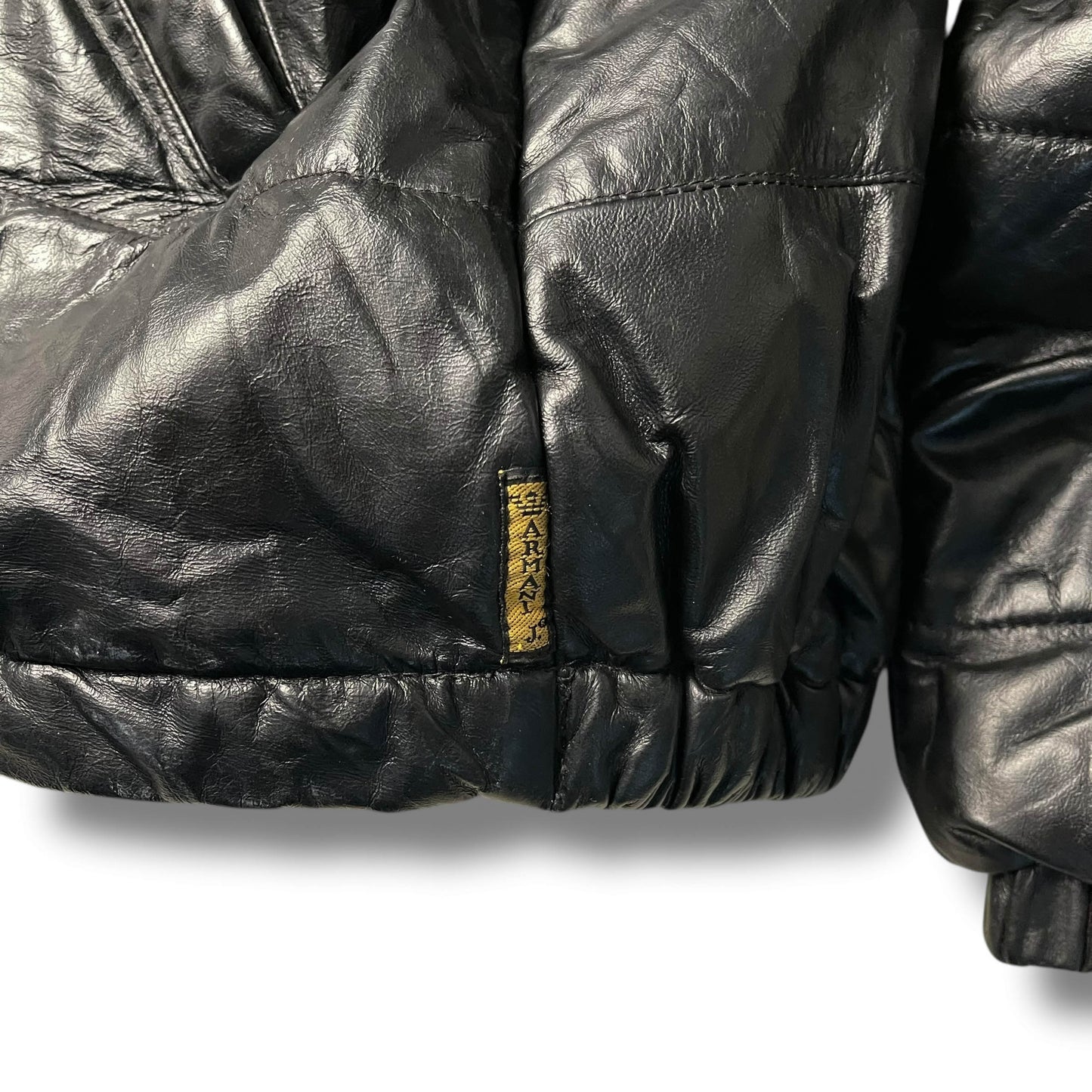 Vintage Armani Leather Lined Jacket (XL)