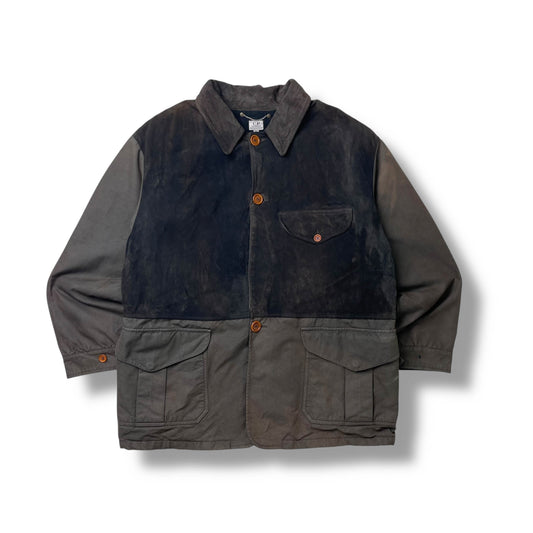 Vintage C.P. Company Suede & Cotton Hunting Jacket (M)