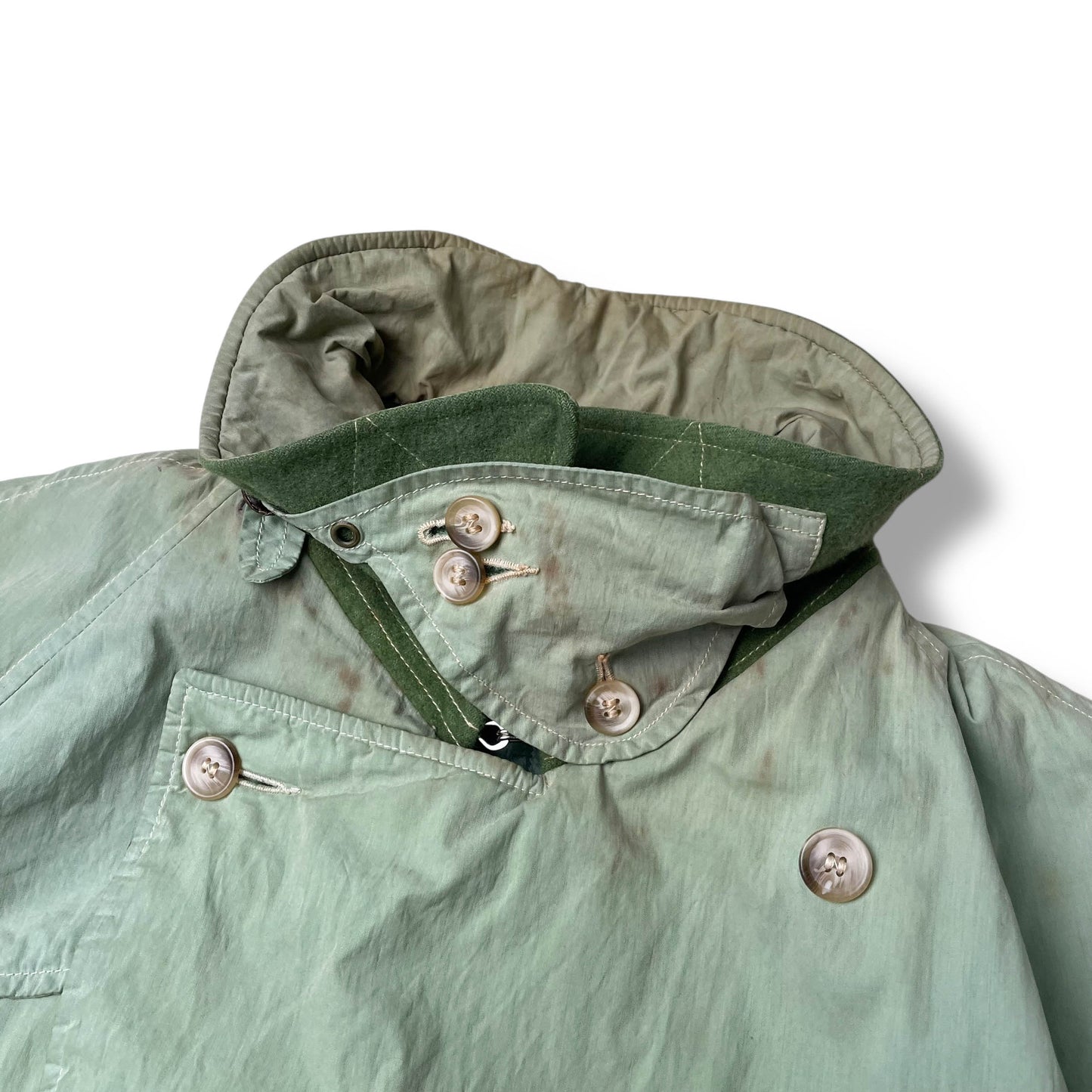 Vintage CP Company Quilted Military Trench Coat (L)