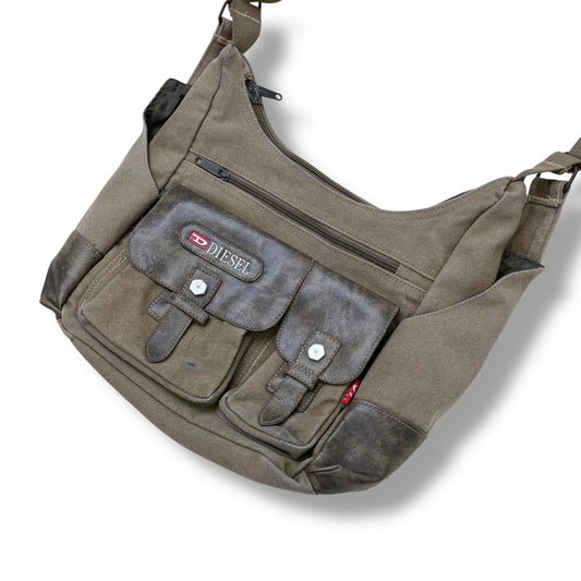Vintage Diesel Utility Messenger Bag