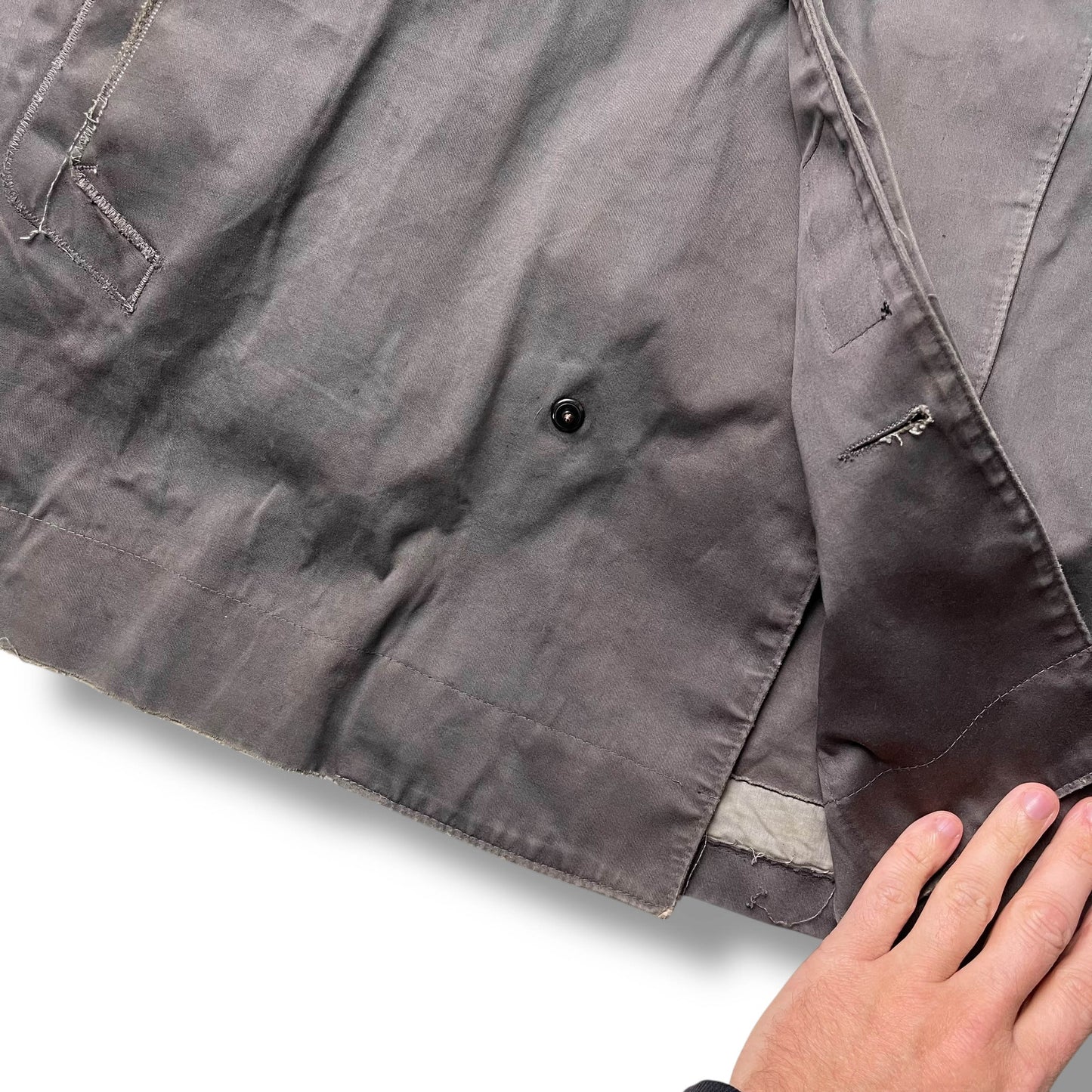 Stone Island Dual Layer Coated Cotton Jacket (L)