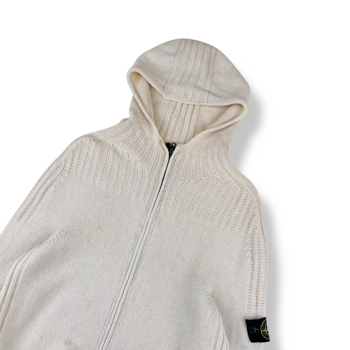 Vintage Stone Island Knit Hoodie (L)