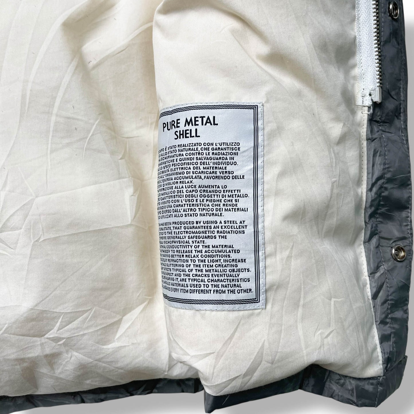 Vintage Stone Island Pure Metal Shell Jacket (XXL)