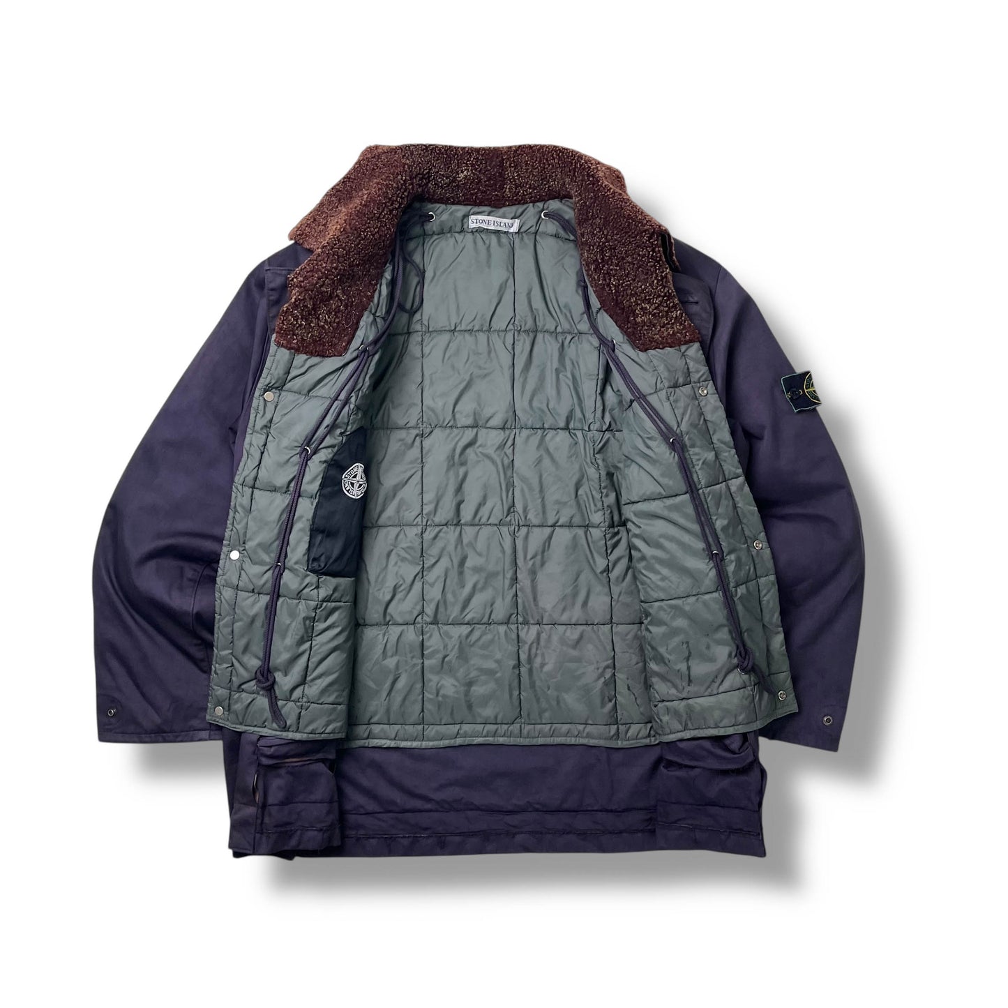 Stone Island Dual Layer Coated Cotton Jacket (XL)