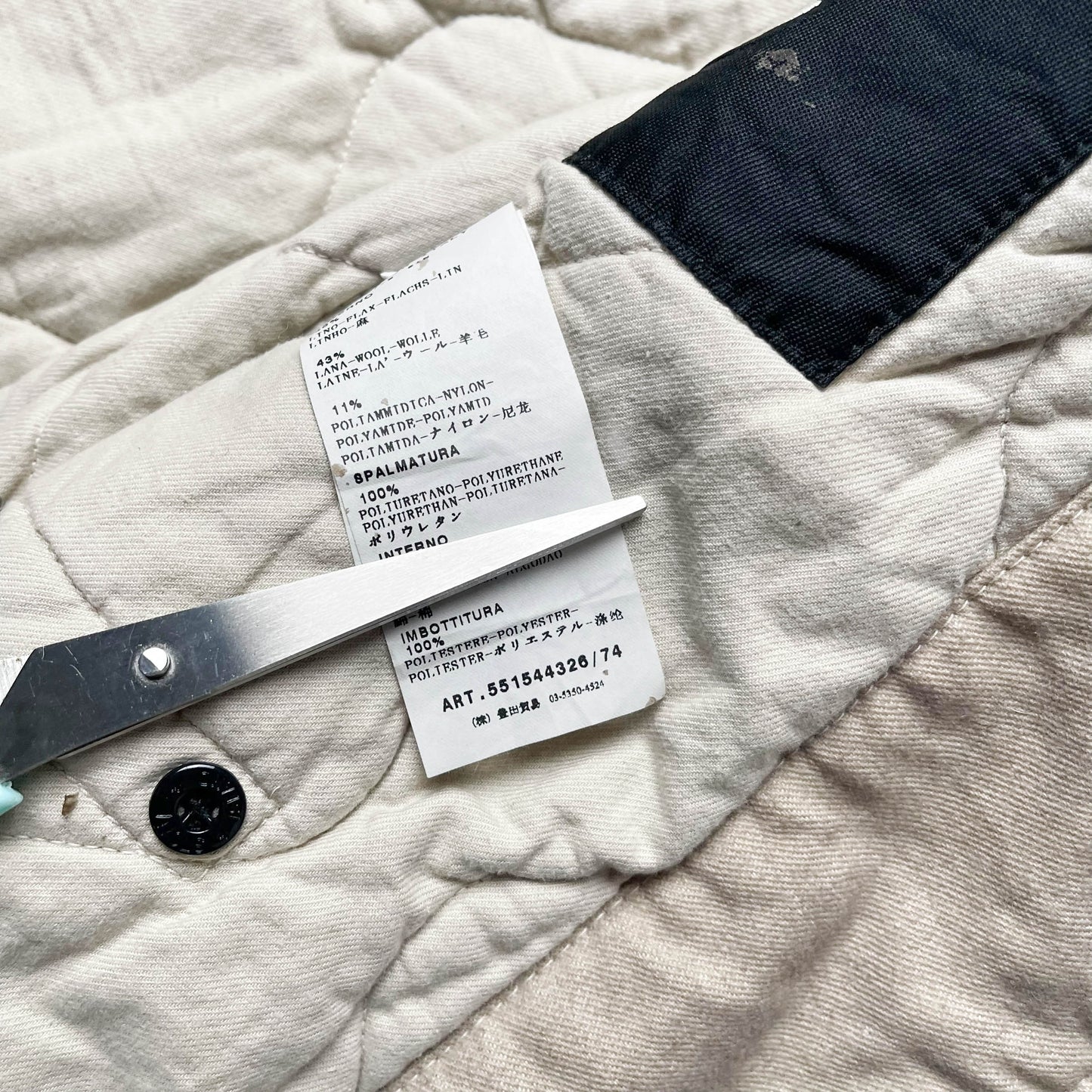 Stone Island Mil Spec Diagonal Wool Parka (L)