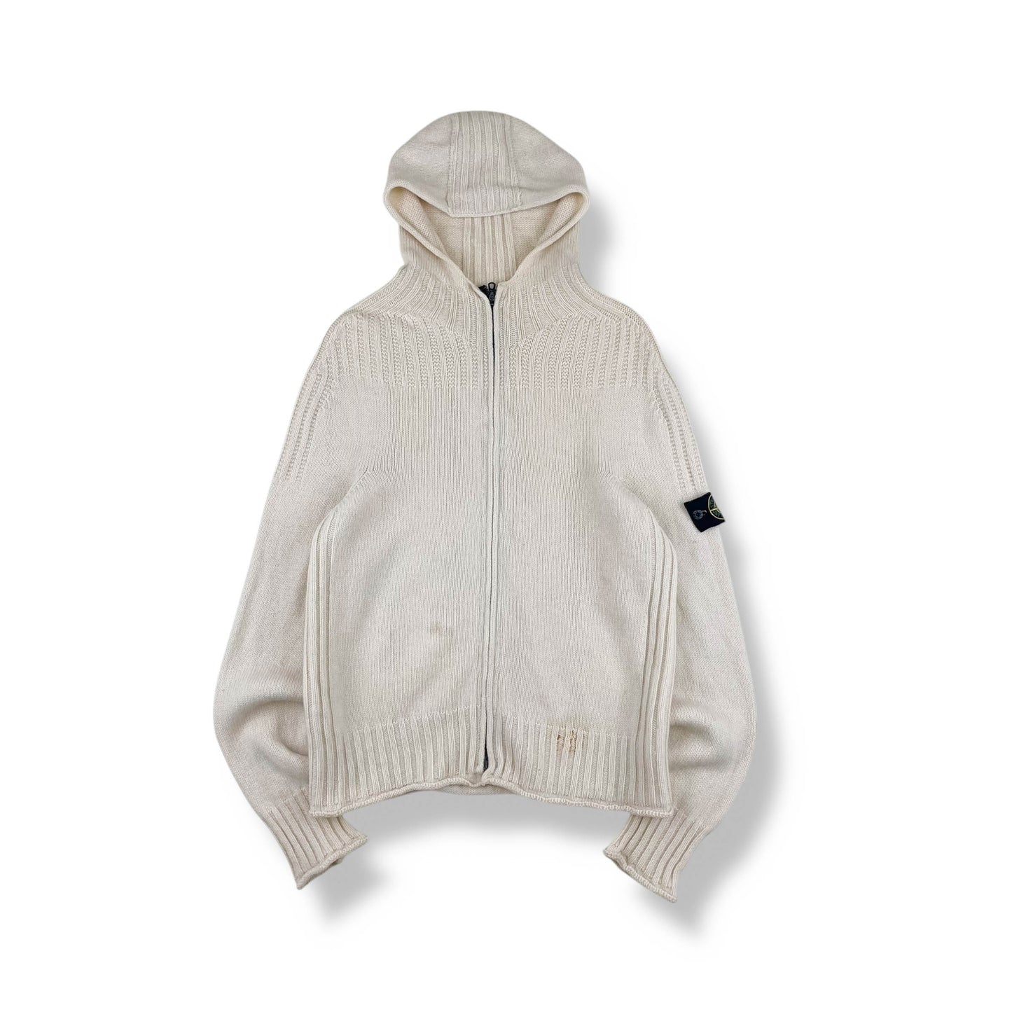 Vintage Stone Island Knit Hoodie (L)