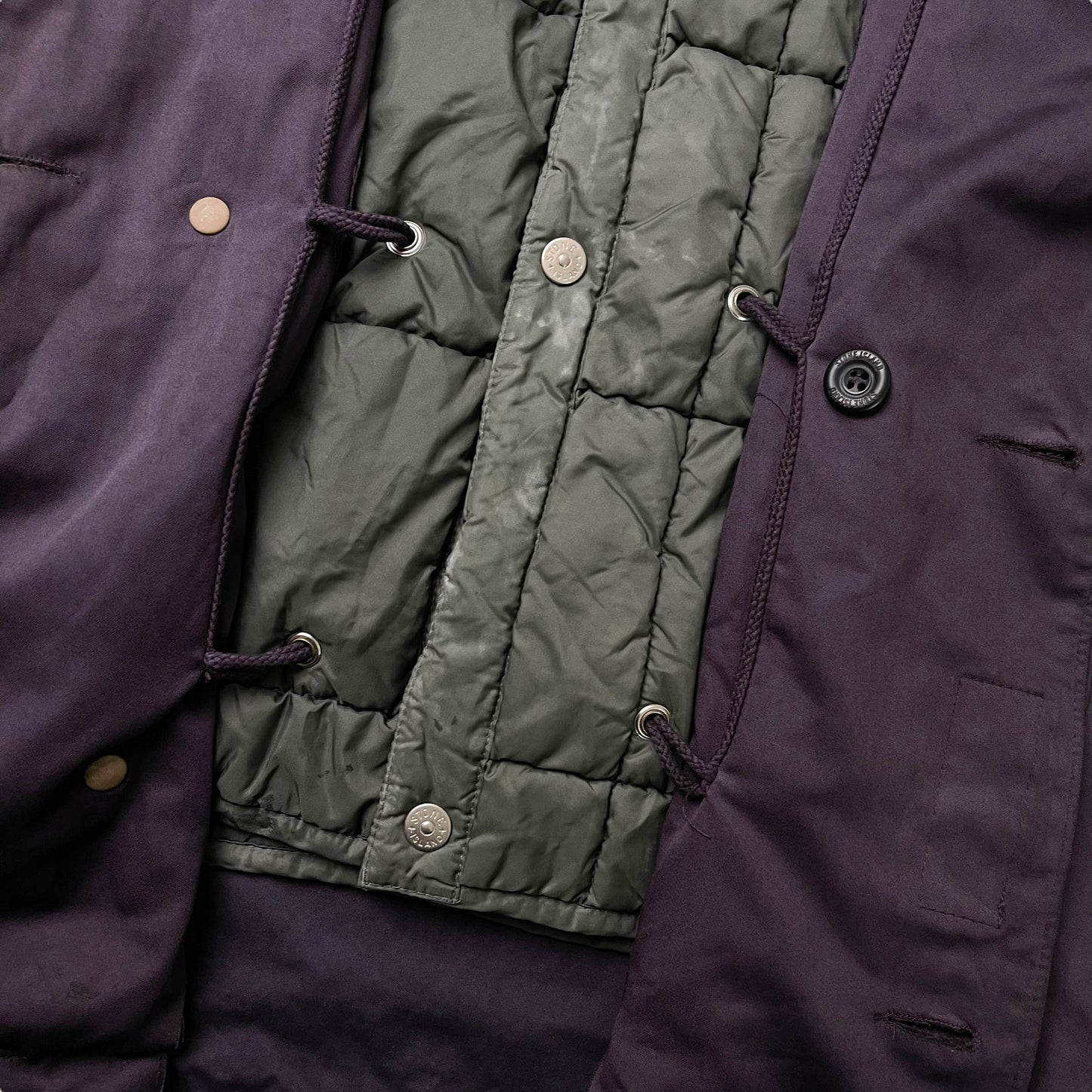 Stone Island Dual Layer Coated Cotton Jacket (XL)