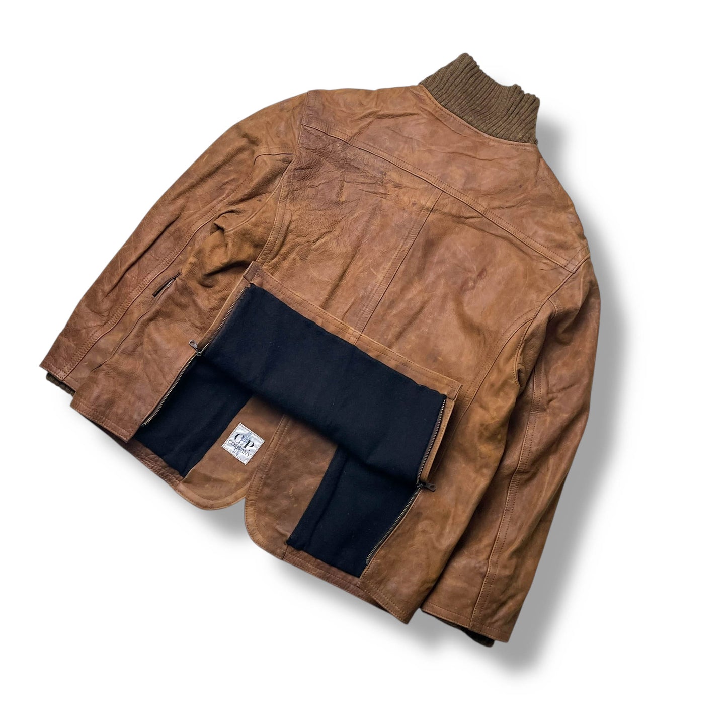 Vintage CP Company Leather Jacket (L)