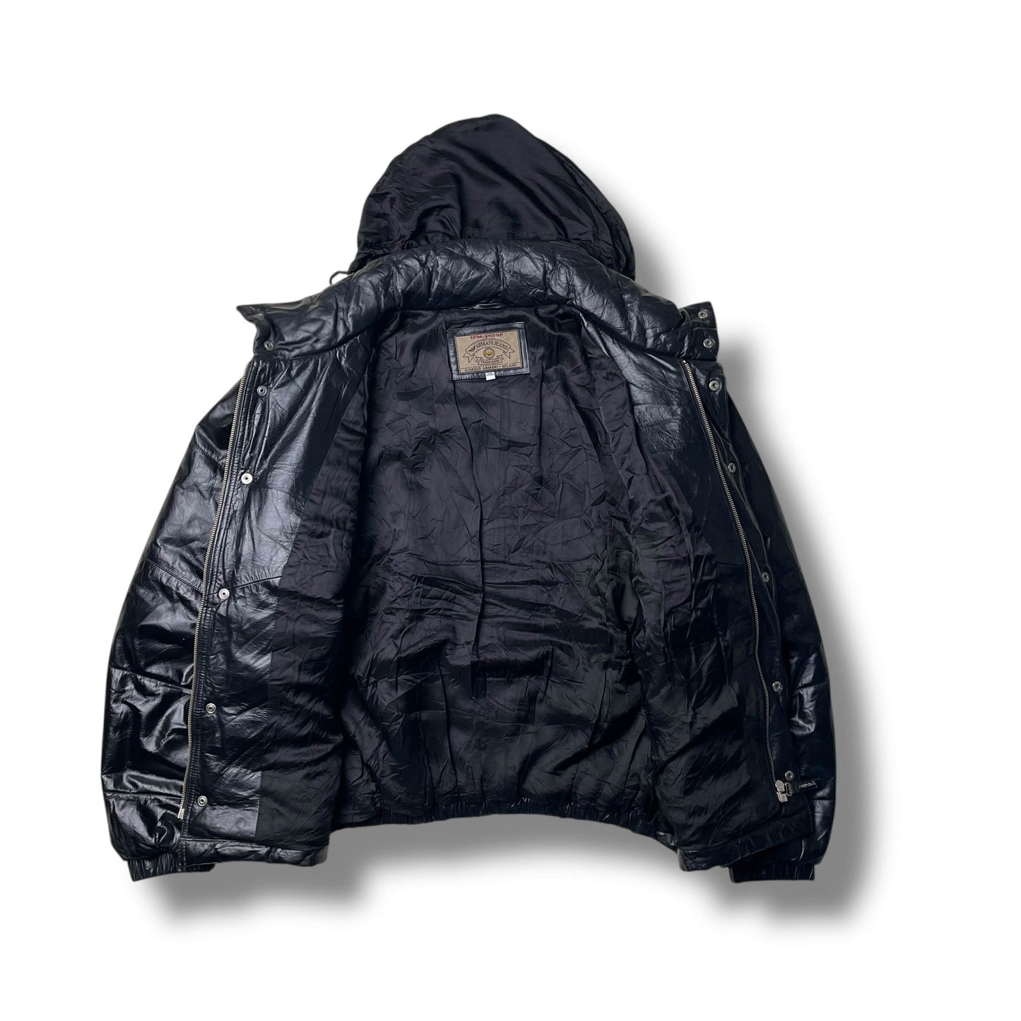 Vintage Armani Leather Lined Jacket (XL)