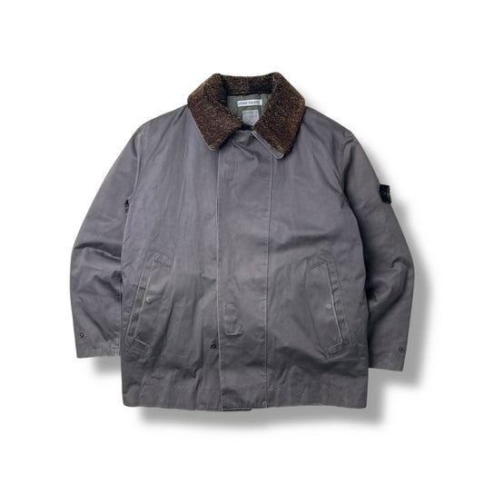 Stone Island Dual Layer Coated Cotton Jacket (L)