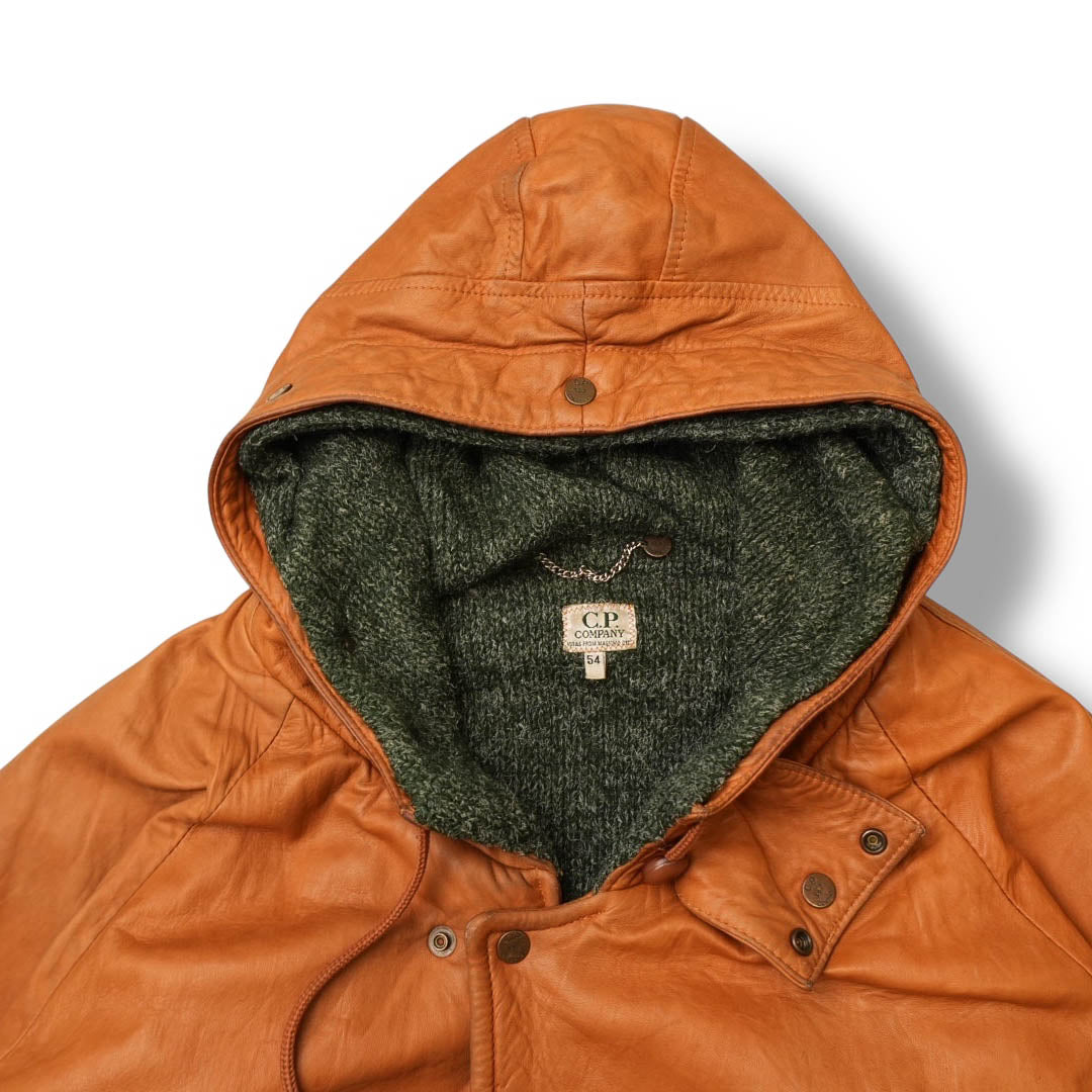 Vintage CP Company Leather Parka (XXL)