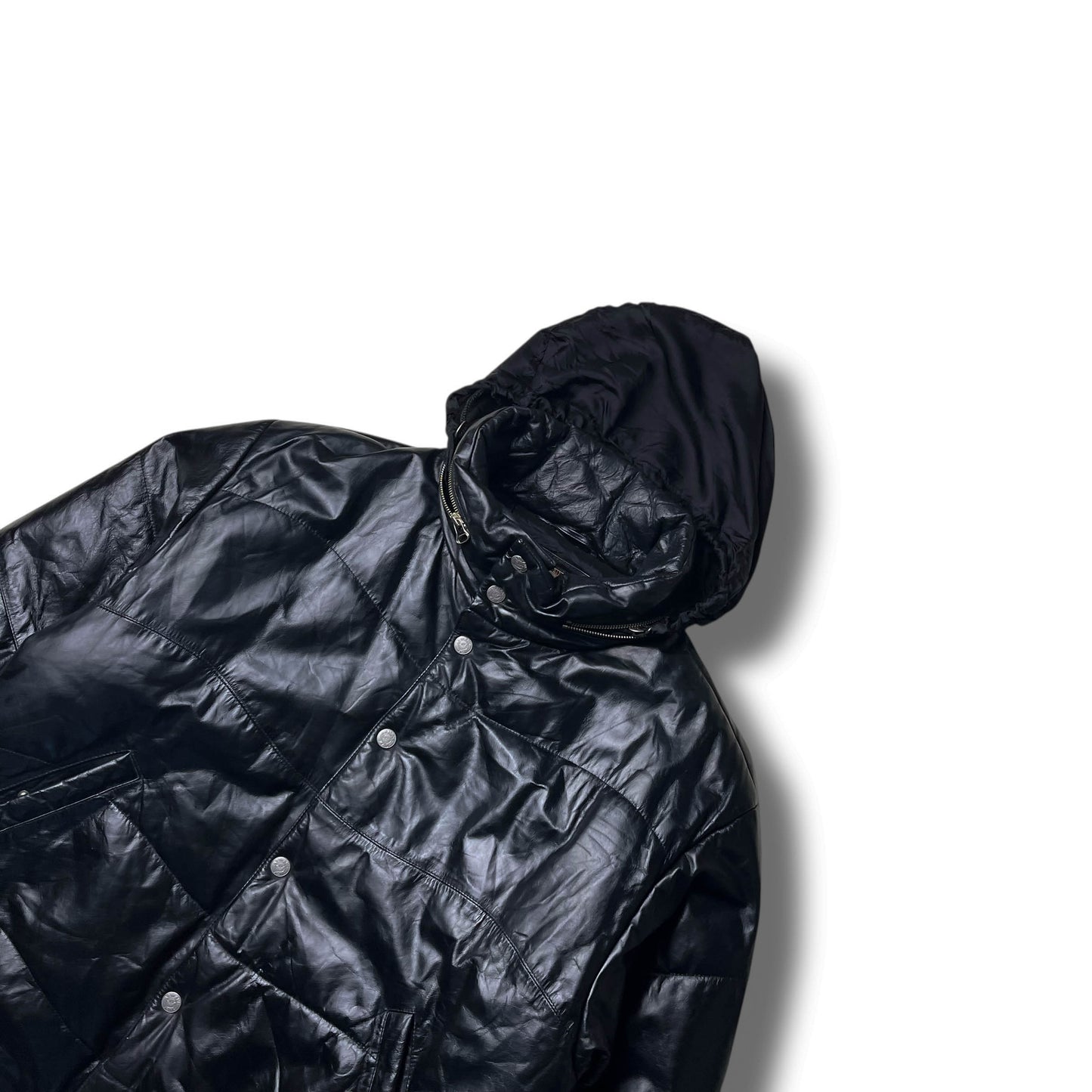 Vintage Armani Leather Lined Jacket (XL)