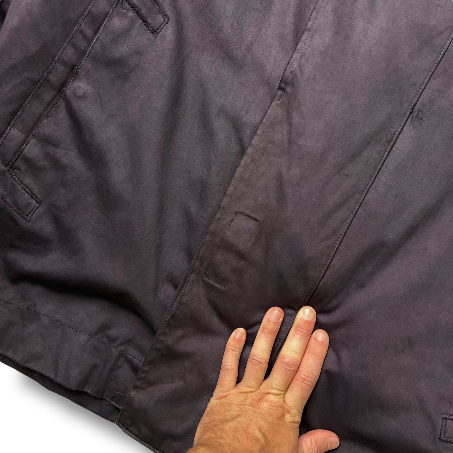 Stone Island Dual Layer Coated Cotton Jacket (XL)