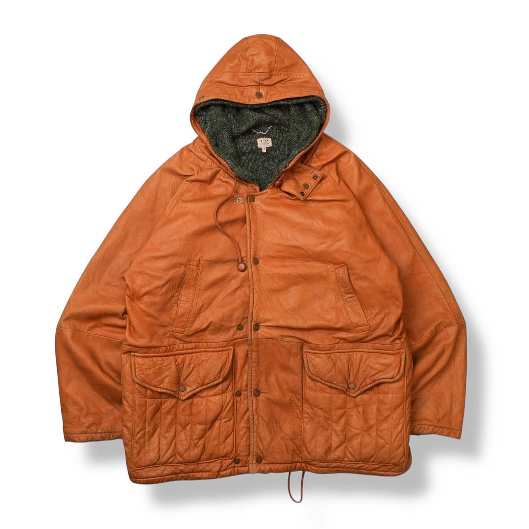 Vintage CP Company Leather Parka (XXL)