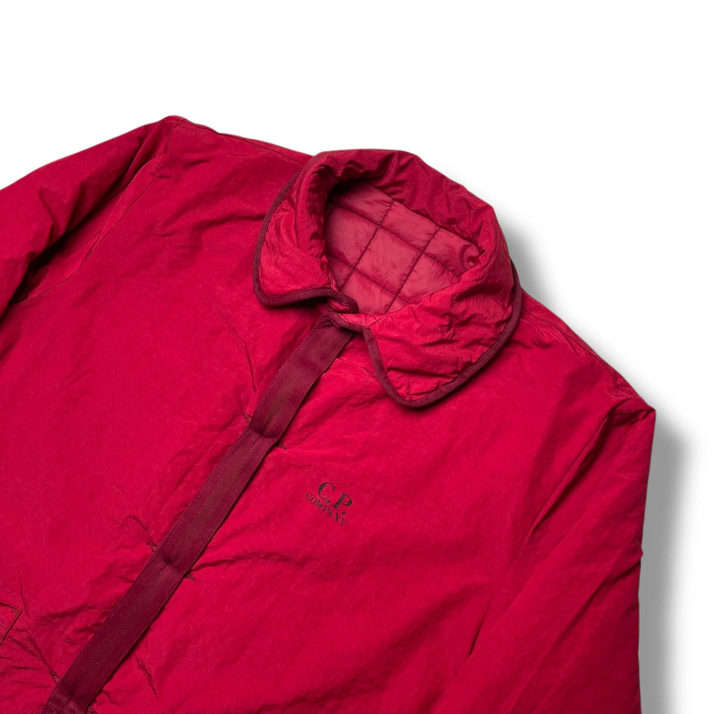 Vintage CP Company Quilted Reversible Nylon Jacket (L)