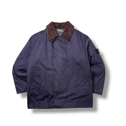 Stone Island Dual Layer Coated Cotton Jacket (XL)