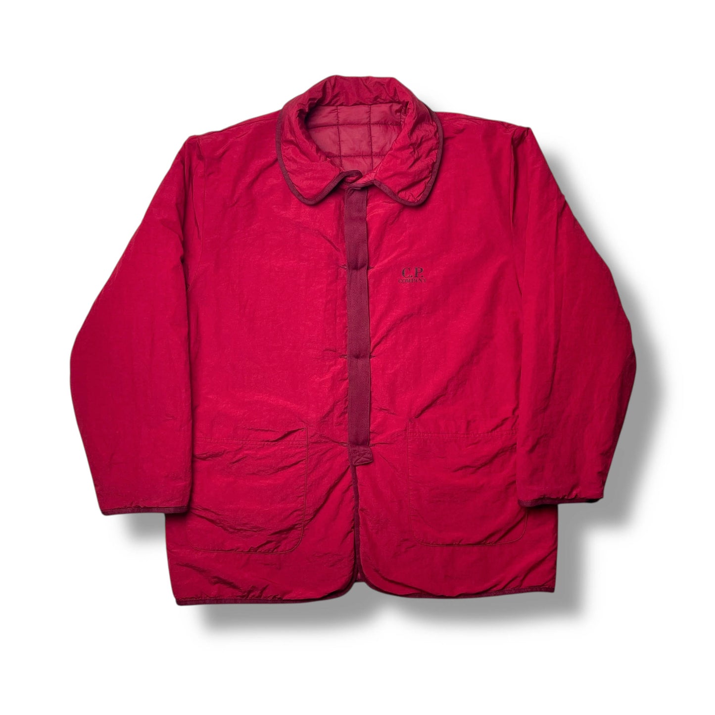 Vintage CP Company Quilted Reversible Nylon Jacket (L)