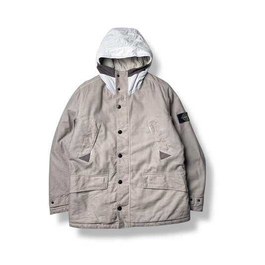 Stone Island Mil Spec Diagonal Wool Parka (L)