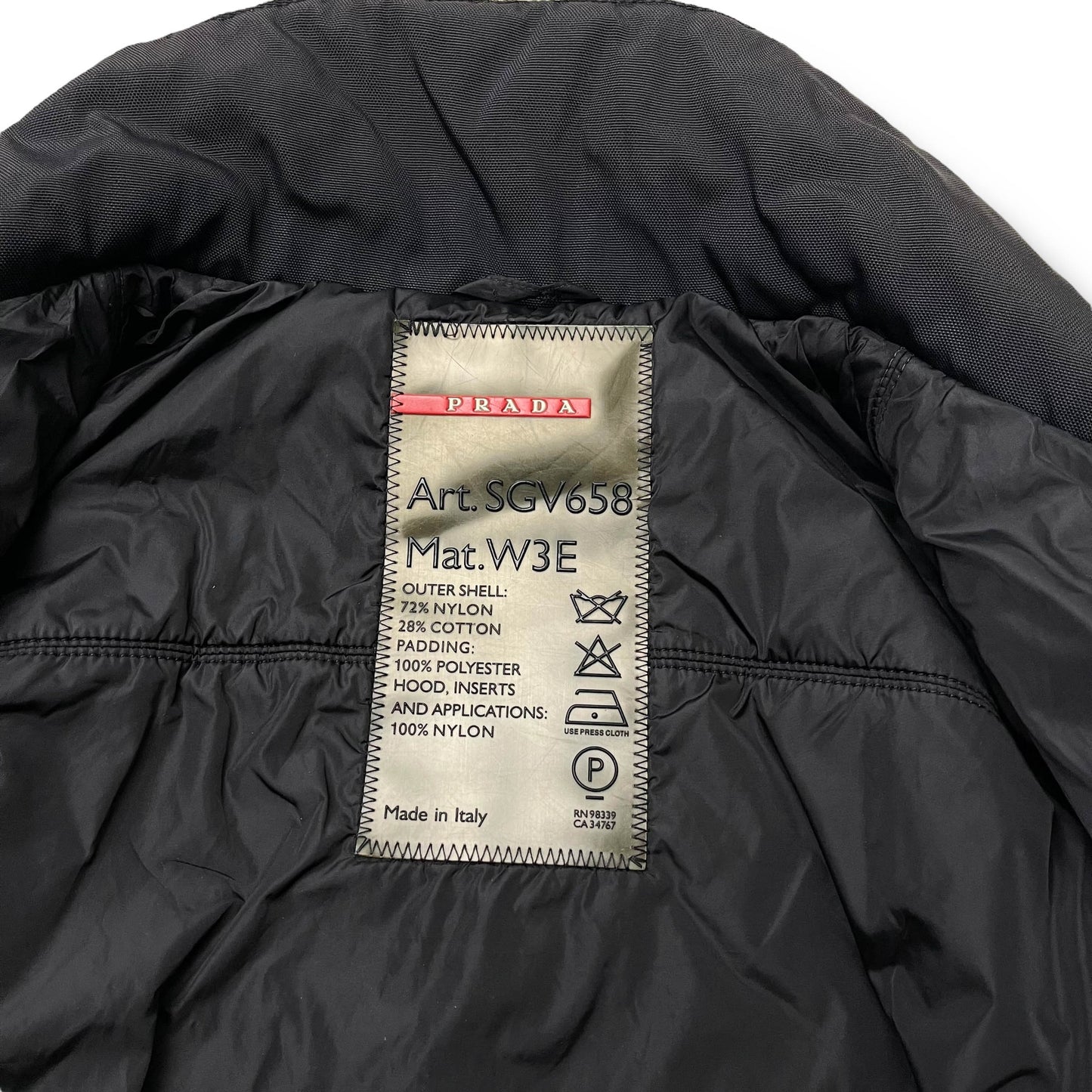 Prada Sport Ballistic Nylon Technical Jacket (L)