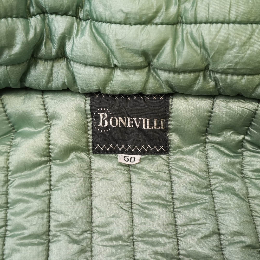 Vintage Boneville Navy Arctic Quilted Jacket (L)