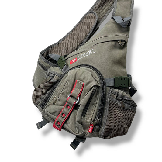 Vintage Diesel Spare Parts Tactical Sling Bag