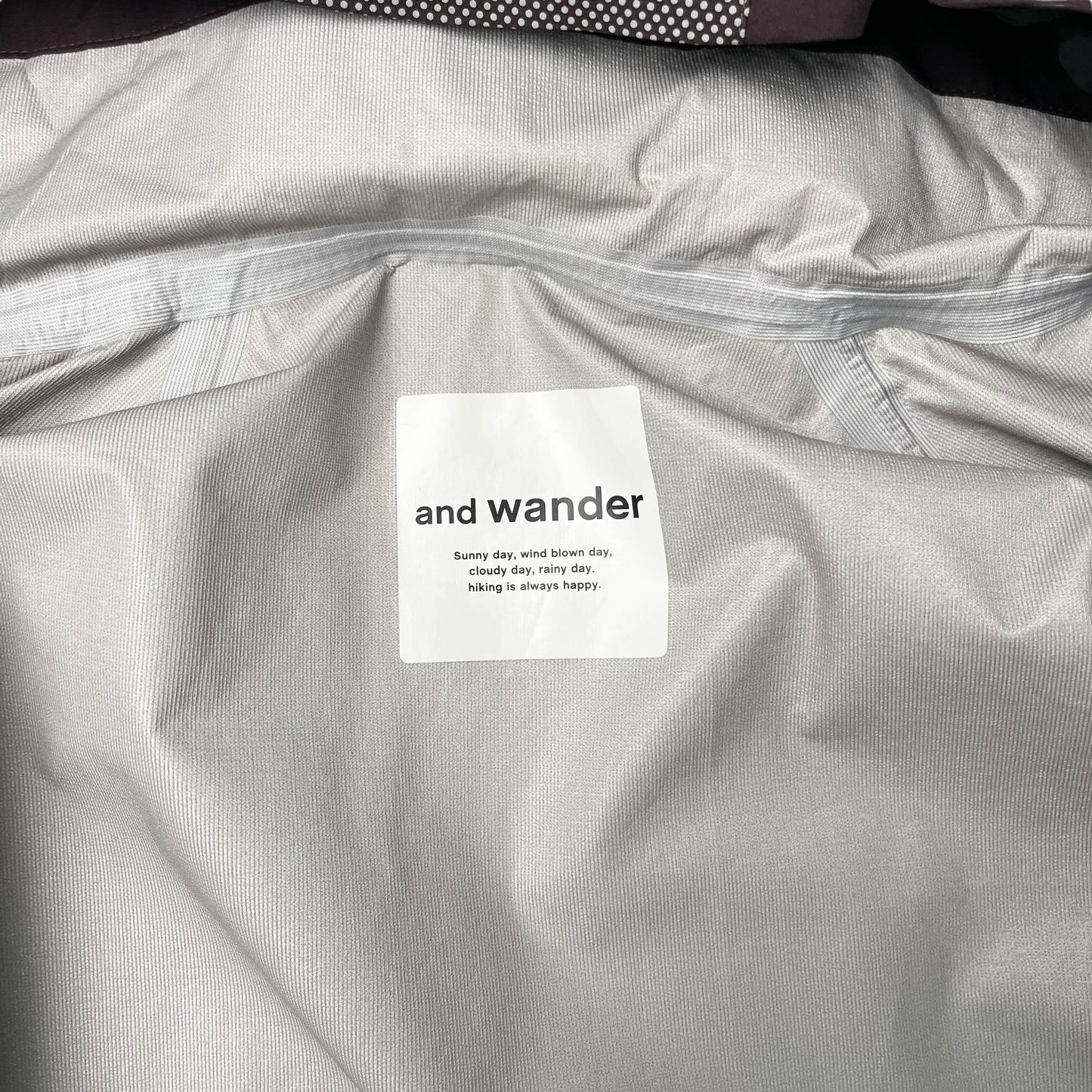 And Wander Pertex Shield Rain Jacket (L)
