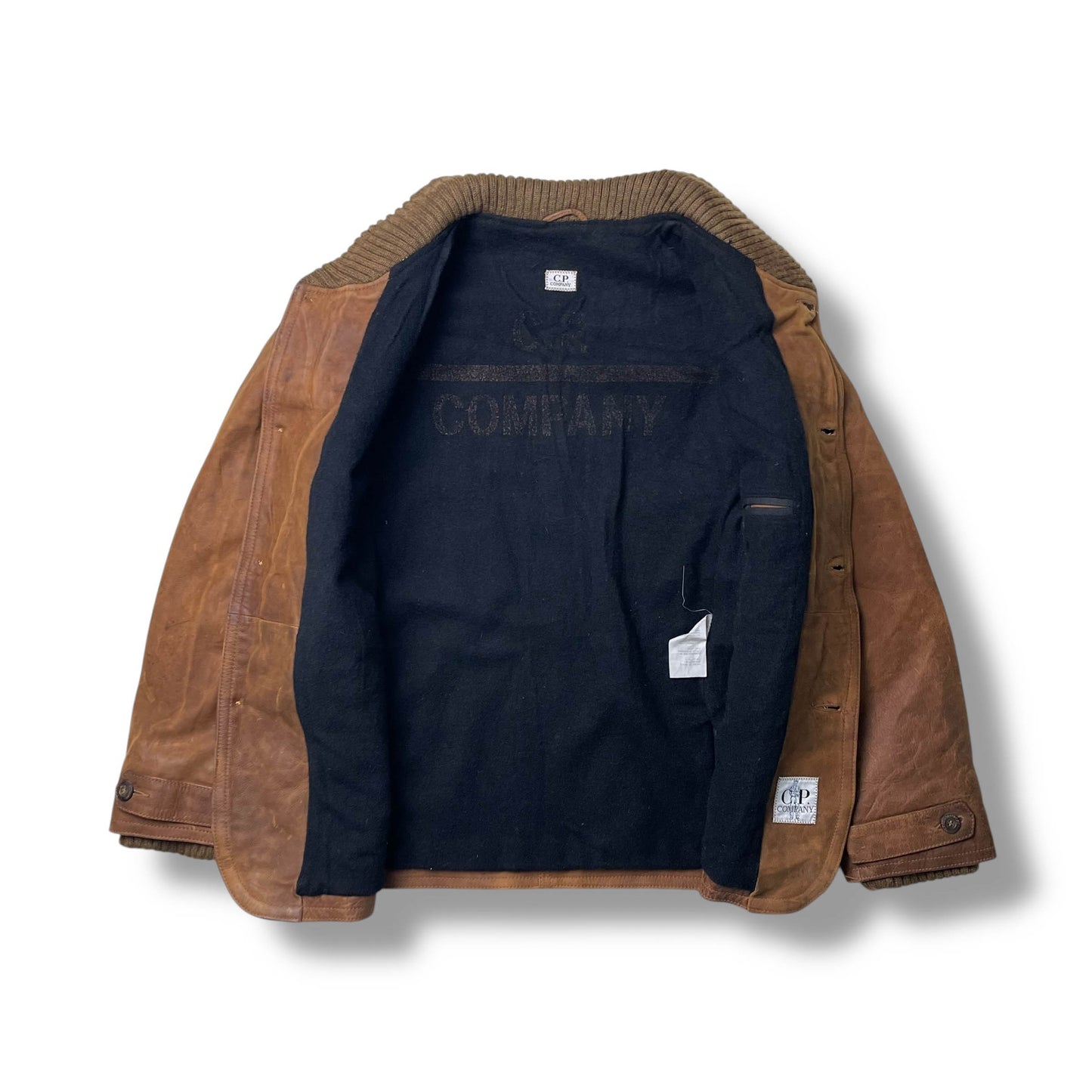 Vintage CP Company Leather Jacket (L)