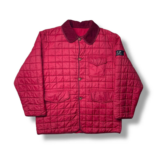 Vintage CP Company Quilted Reversible Nylon Jacket (L)