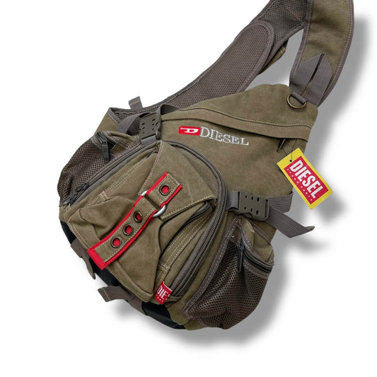 Vintage Diesel Utility Sling Bag