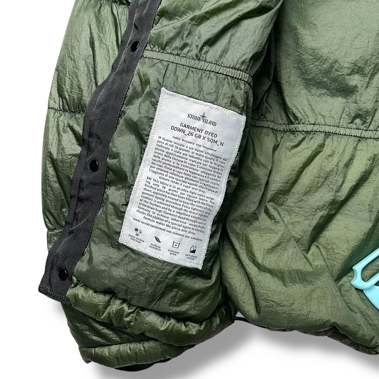 Stone Island Garment Dyed Puffer Jacket (S)