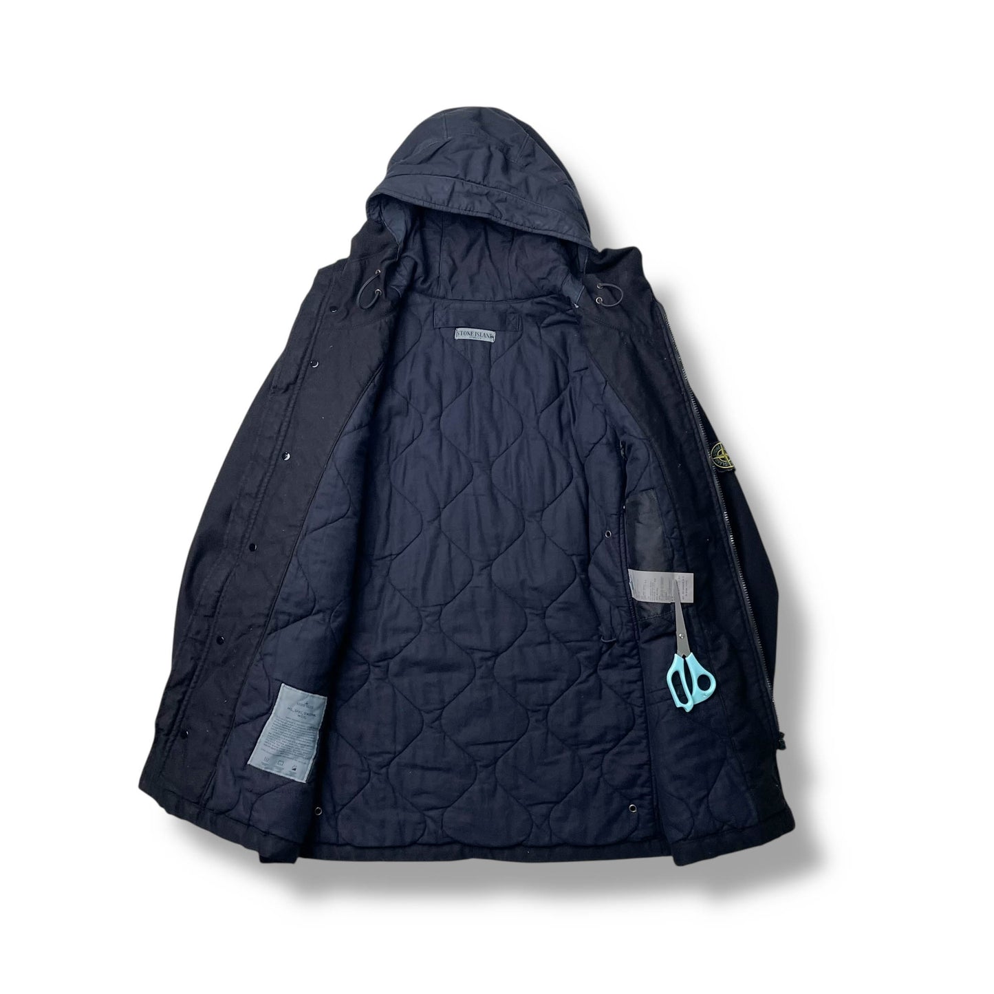 Stone Island Mil Spec Diagonal Wool Parka (XL)