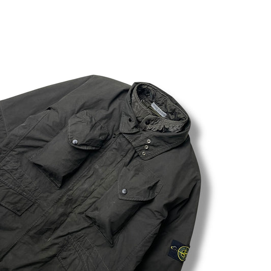 Stone Island Weathered Canvas Multipocket Field Jacket (L)