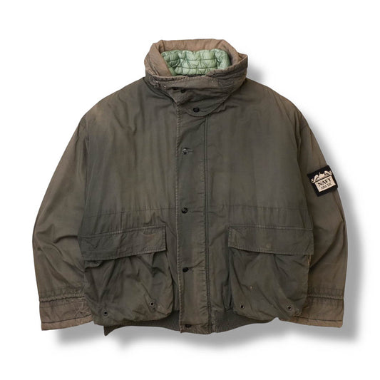 Vintage Boneville Navy Arctic Quilted Jacket (L)