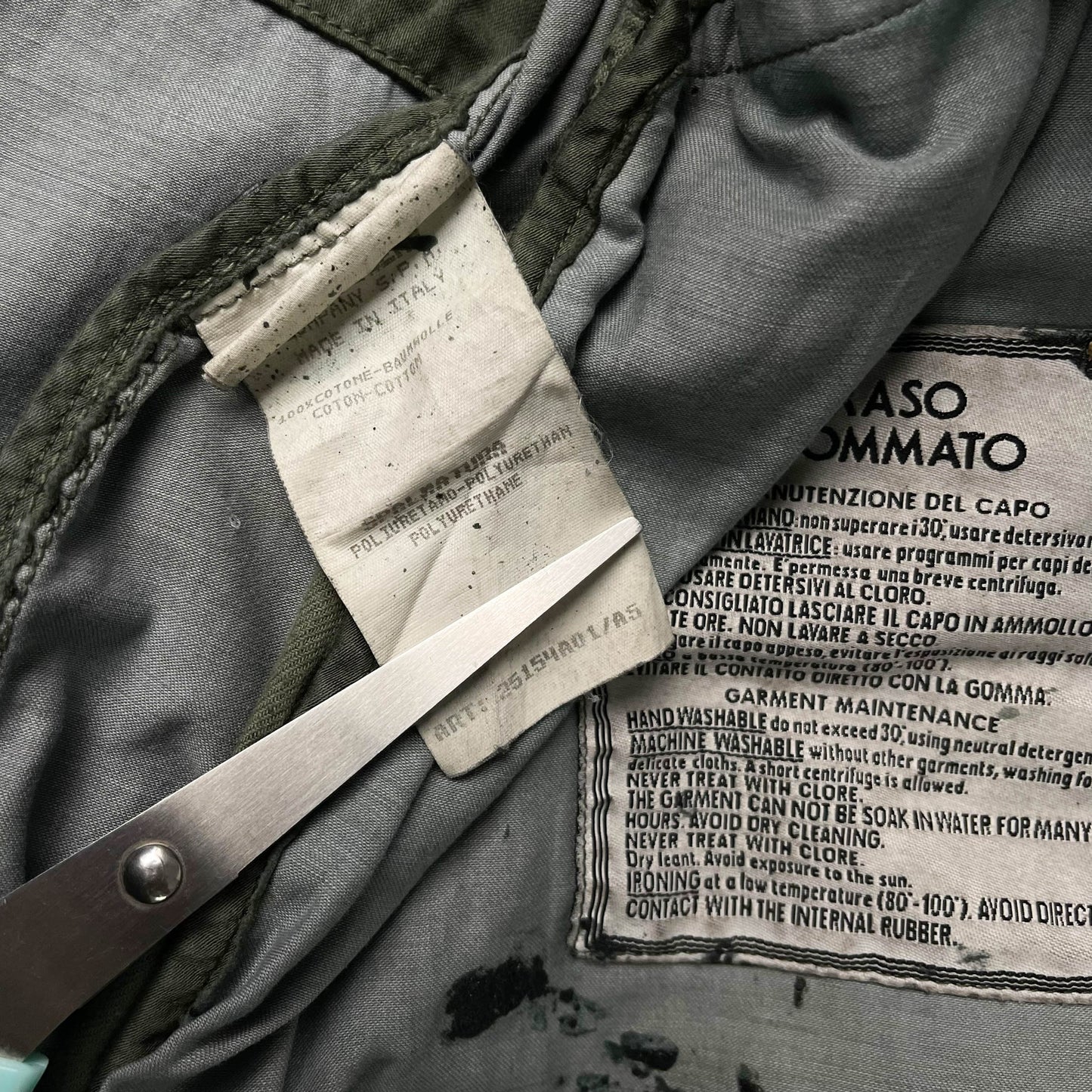 Vintage Stone Island Raso Gommato (XXL)