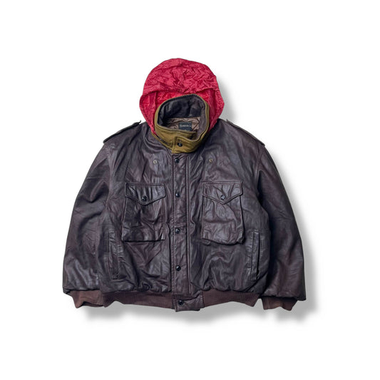 Vintage Boneville Navy Arctic Leather Jacket (S)