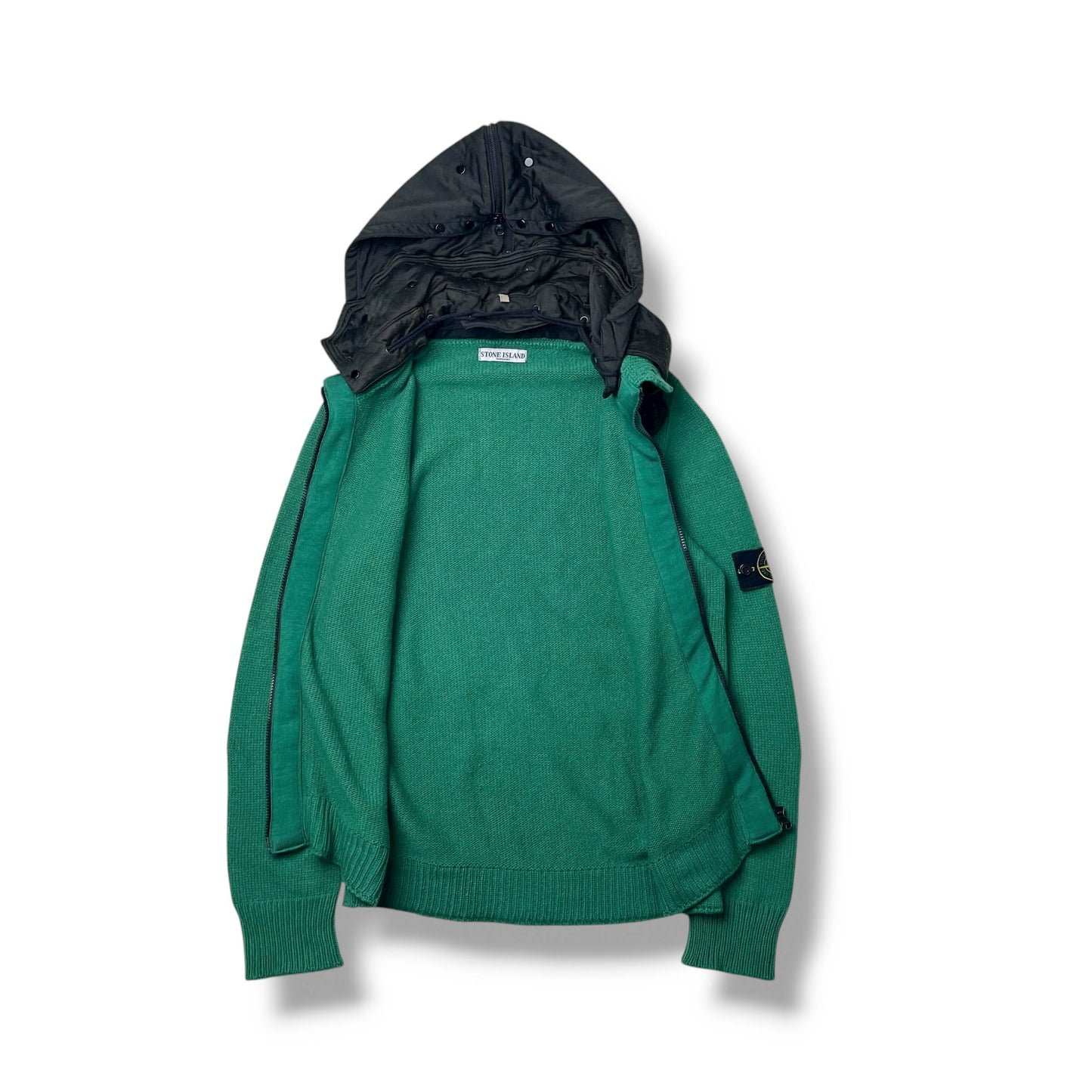 Vintage Stone Island Knit Hoodie (M)