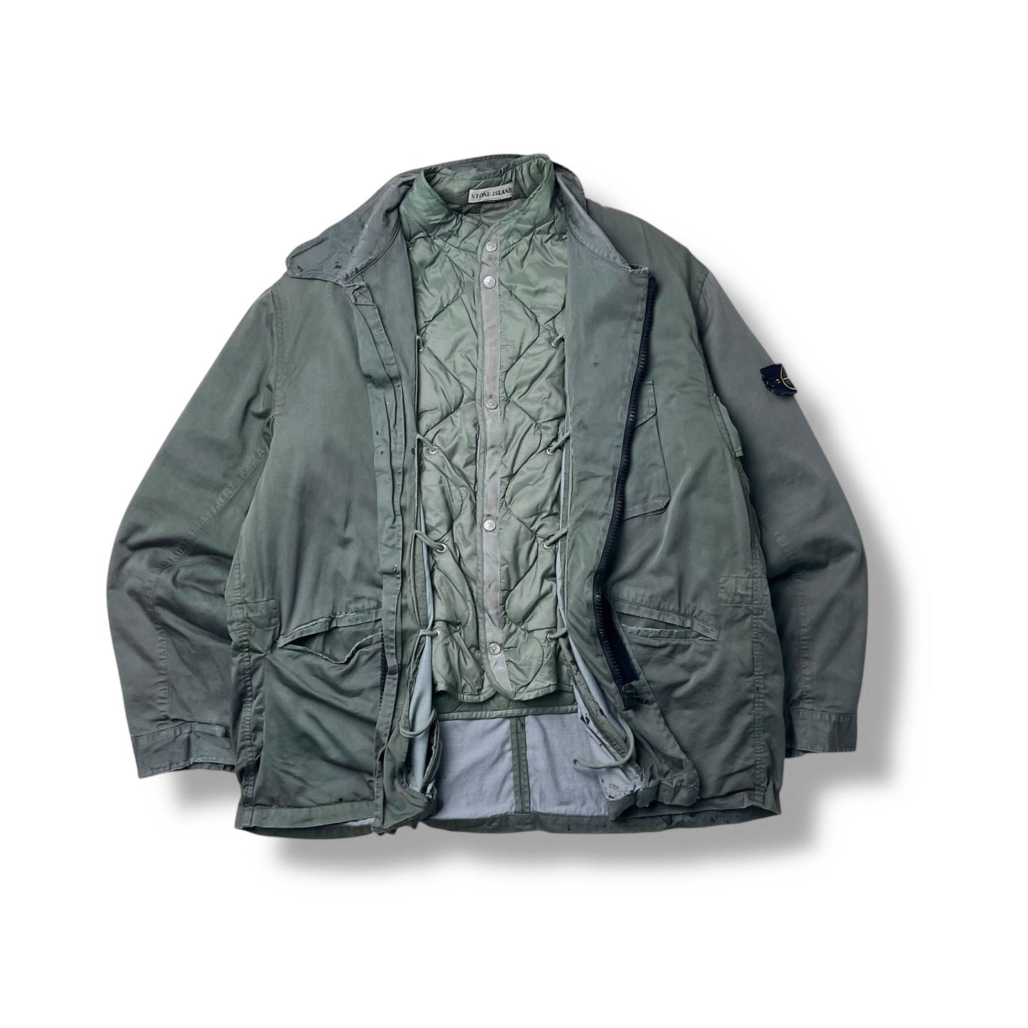 Vintage Stone Island Raso Gommato (XXL)