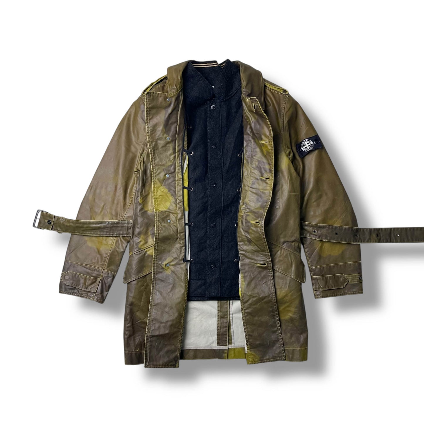 Stone Island Waxed Ice Jacket (L)