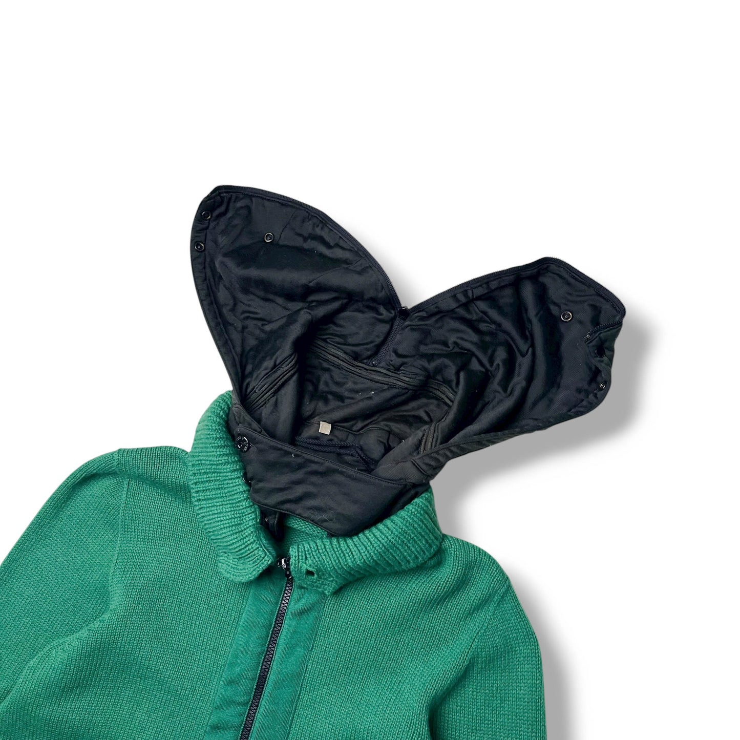 Vintage Stone Island Knit Hoodie (M)