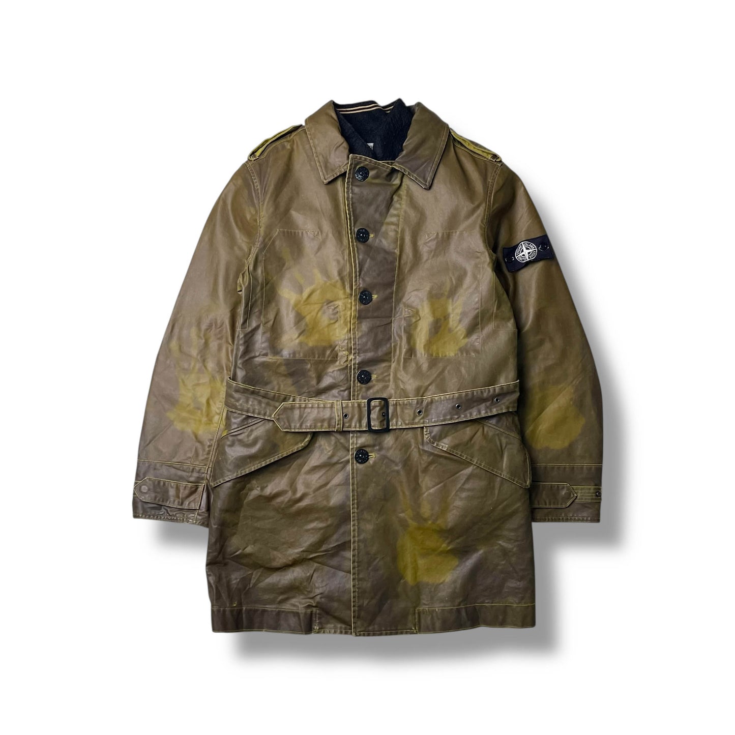Stone Island Waxed Ice Jacket (L)