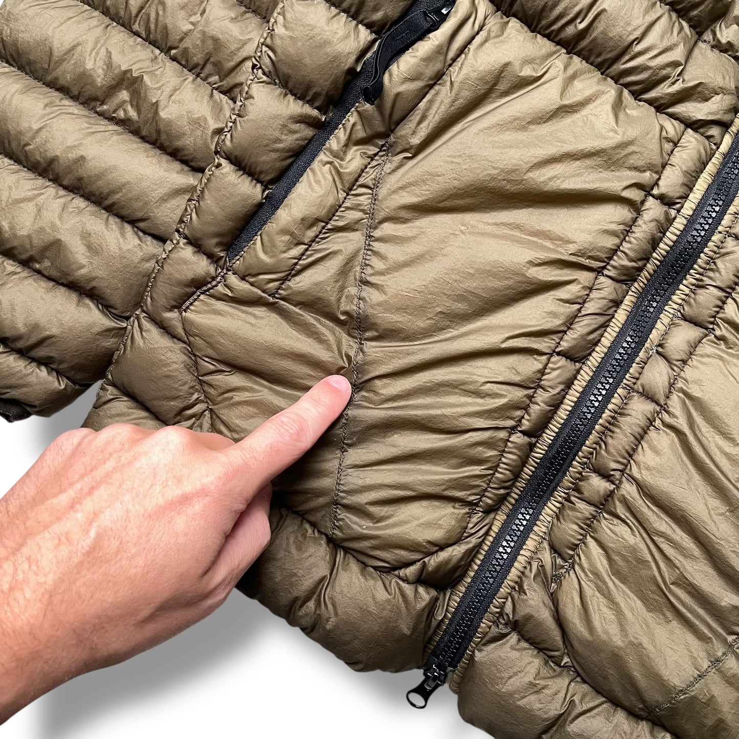 Stone Island Micro Yarn Puffer Jacket (S)