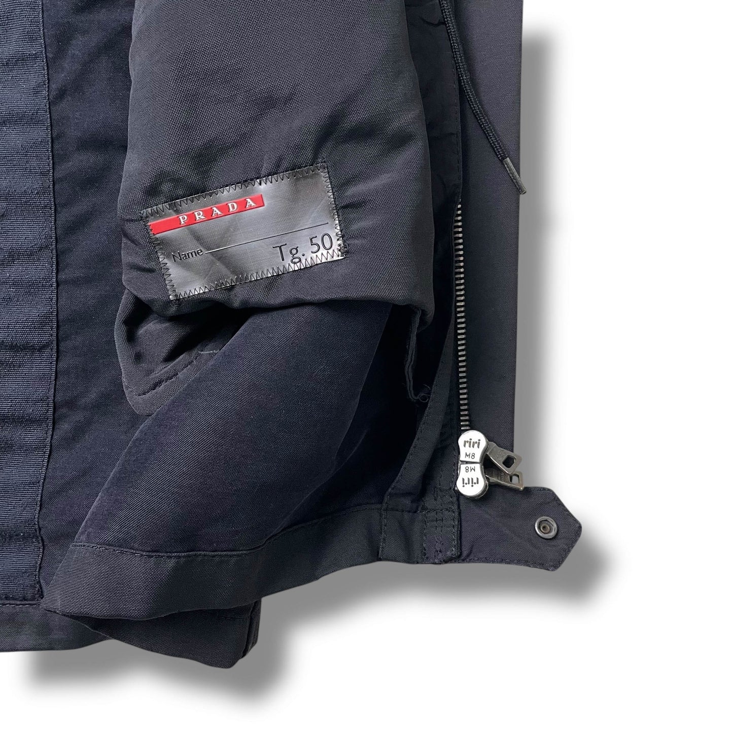 Vintage Prada Sport Hooded Nylon Jacket (L)