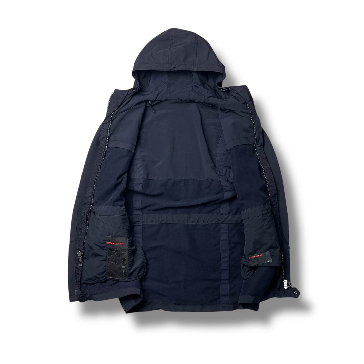 Vintage Prada Sport Hooded Nylon Jacket (L)